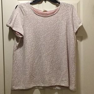 Split Sleeve Jane and Delaney Top, Pink, Lacey Design, Size 1X